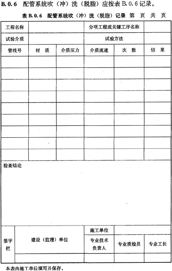 潔凈室工程驗(yàn)收檢查表