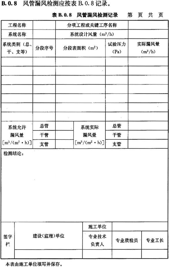 潔凈室工程驗(yàn)收檢查表